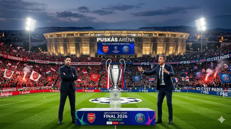Prediksi Susunan Pemain PSG vs Arsenal di Final Liga Champions: Timber Siap Main, Dembélé Diperkirakan Starter UEFA Champions League Final 2026 Arsenal PSG