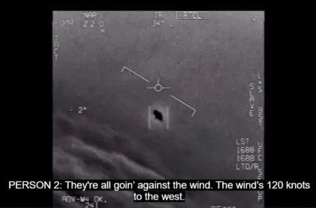 "GIMBAL" Pentagon UFO video, January 2015