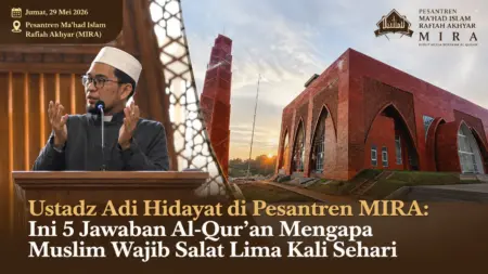 Ustadz Adi Hidayat Mengenai Jawaban Al Quran Mengapa Muslim Wajib Salat Lima Kali Sehari