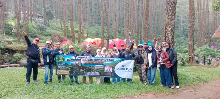 Dari Jatinangor ke Ciherang, Touring JHB menyatu dengan Alam Sumedang Anggota JHB di lokasi Kampung Wisata Ciherang, Minggu 31/5/2026