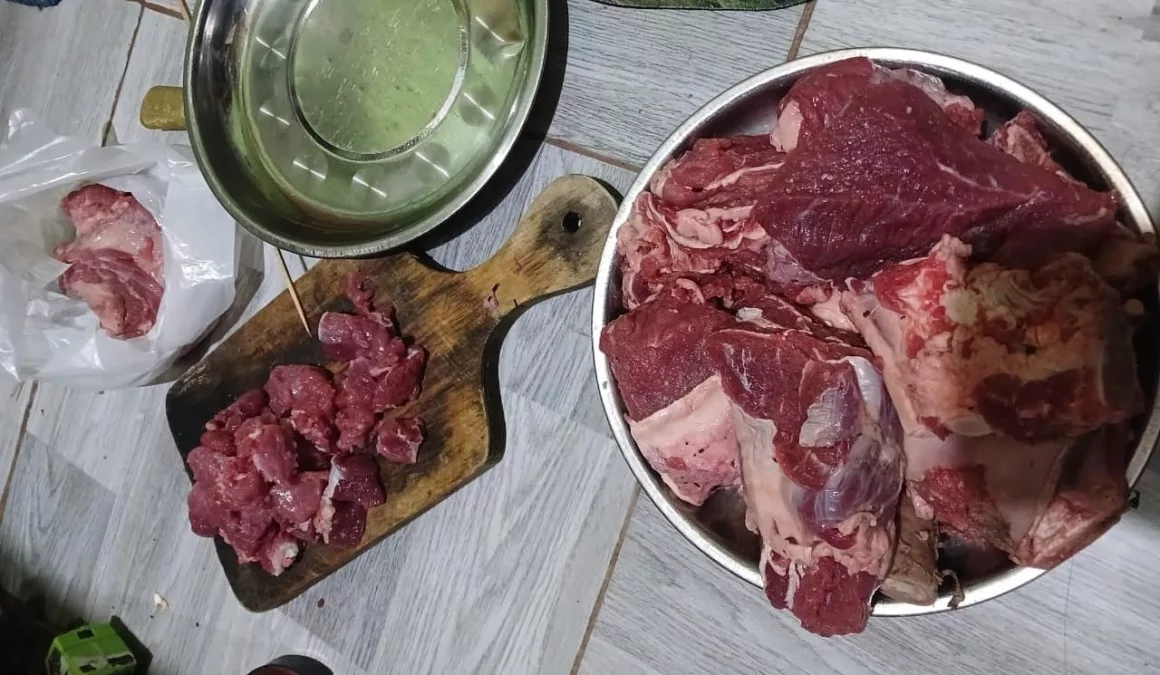 ilustrasi daging Kurban (foto : Gilang/ Koranmandala)