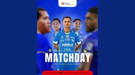 Persib Wajib Hancurkan PSIM di GBLA demi Amankan Jalur Juara Persib vs PSIM Yogyakarta (Ilustrator / Ardito)