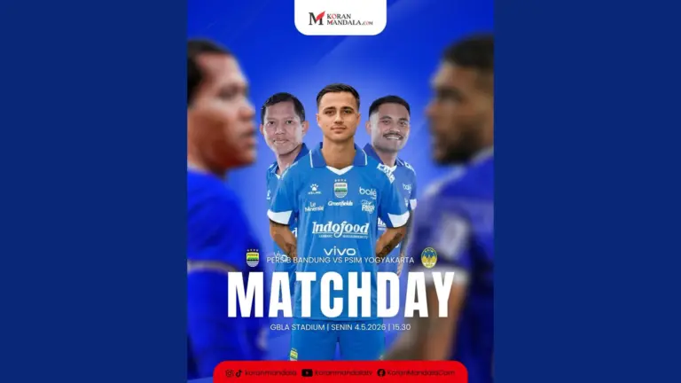 Persib Wajib Hancurkan PSIM di GBLA demi Amankan Jalur Juara Persib vs PSIM Yogyakarta (Ilustrator / Ardito)