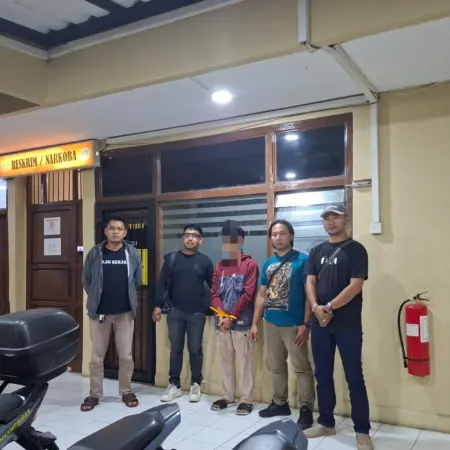 Modus Rental Motor via WhatsApp, Pria Asal Jakarta Diamankan Polisi Salah satu pelaku penipuan diamankan Polres Garut.