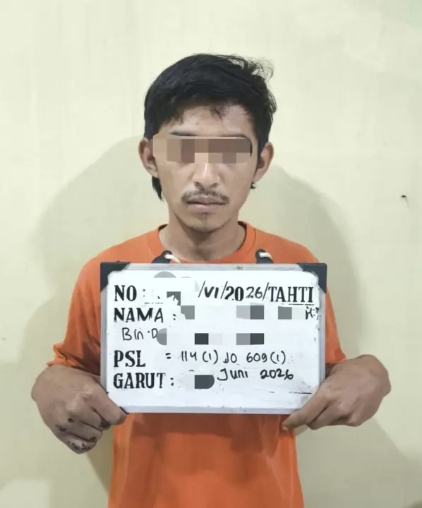 Polres Garut Gagalkan Peredaran Sabu, Pengedar dan 19 Paket Narkotika Diamankan (Rida/Koran Mandala)