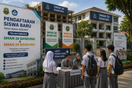 Ilustrasi Penerimaan Sekolah SMAN 28 & SMAN 29 Kota Bandung