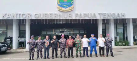 Dankodaeral X Perkuat Sinergi dengan Pemda Papua Tengah, Dorong Pembangunan Maritim dan SDM OAP