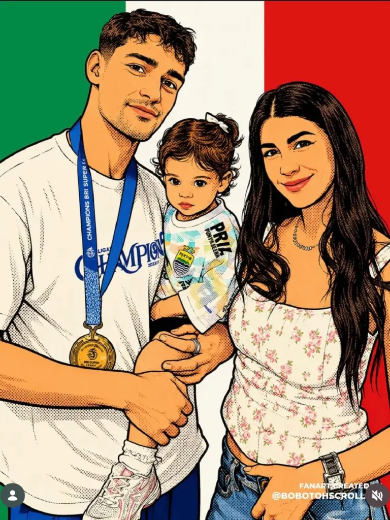 Istri Federico Barba, Ester Giordano, mengungkap kesan mendalam dan ucapan perpisahan untuk Bandung usai meninggalkan Persib.