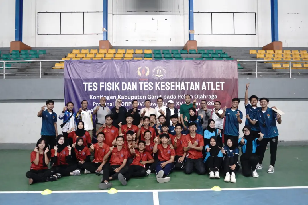Bupati Garut Tinjau Langsung Tes Fisik Atlet Porprov 2026
