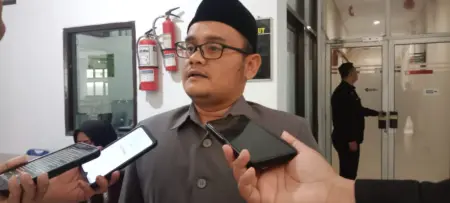 Subhan Fahmi ketua Persatuan Atletik Seluruh Indonesia (PASI) Garut (Rida/Koran Mandala)