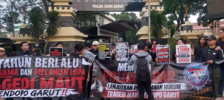 Setahun Tragedi Pendopo Garut, AMPJM Desak Polda Jabar Ungkap Perkembangan Kasus AMPJM, desak Polda Jabar transparan terhadap kasus di Garut