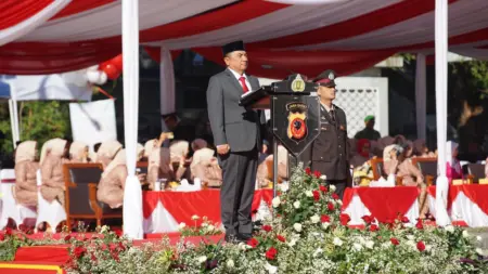 HUT Bhayangkara ke-80, Sinergi TNI-Polri di Garut Ditegaskan untuk Perkuat Pelayanan kepada Masyarakat Bupati Garut, Abdusy Syakur Amin,