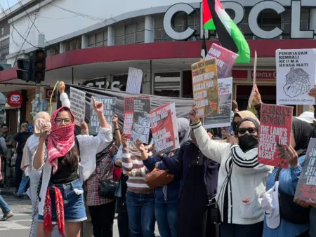 Dago Melawan Gelar Aksi di Asia Africa Festival 2026, Soroti Hak Ruang Hidup dan Solidaritas Palestina