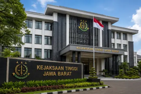 KPK dan Kajati Jabar Sinkronkan Penanganan Perkara Korupsi Ilustrasi Gedung Kejaksaan Tinggi Jawa Barat