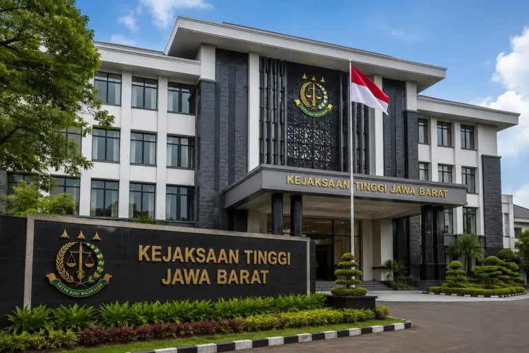 KPK dan Kajati Jabar Sinkronkan Penanganan Perkara Korupsi Ilustrasi Gedung Kejaksaan Tinggi Jawa Barat