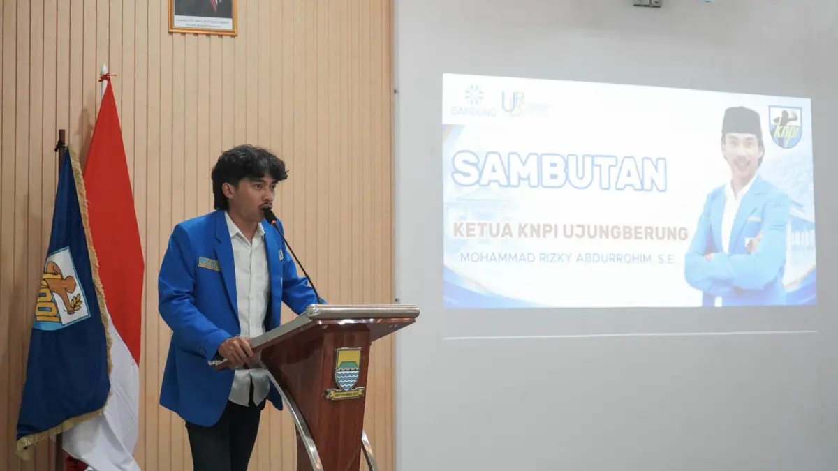 Ketua KNPI Kecamatan Ujungberung, Mohammad Rizky Abdurrohim