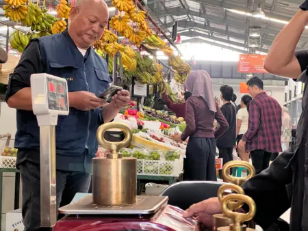 Tera Ulang Timbangan di Pasar Modern Sinpasa, Jaga Transaksi Pedagang dan Konsumen Tetap Adil Tera Ulang Timbangan di Pasar Modern Sinpasa, Jaga Transaksi Pedagang dan Konsumen Tetap Adil