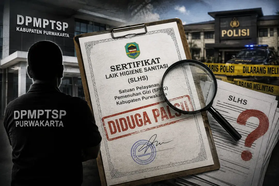 Dugaan SLHS SPPG Bermasalah Disorot, ACW Desak DPMPTSP Purwakarta Tempuh Jalur Hukum Jika Terbukti Dipalsukan