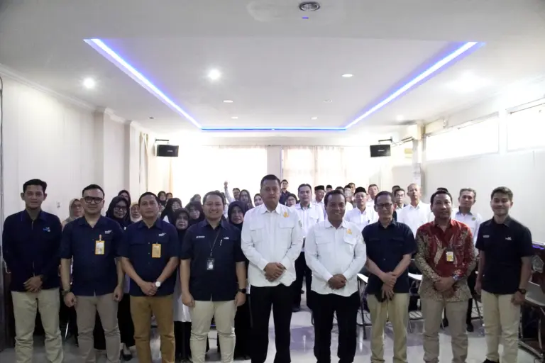 TASPEN KC Bandung sosialisasikan program ketaspenan, layanan digital, dan literasi keuangan bagi ASN Kemenag Purwakarta menjelang masa pensiun.