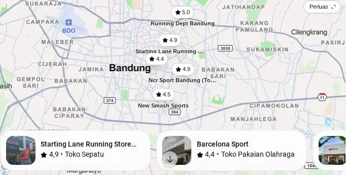 5 Rekomendasi Toko Olahraga di Bandung, Lengkap dari Sepatu hingga Perlengkapan Olahraga 5 Rekomendasi Toko Olahraga di Bandung, Lengkap dari Sepatu hingga Perlengkapan Olahraga