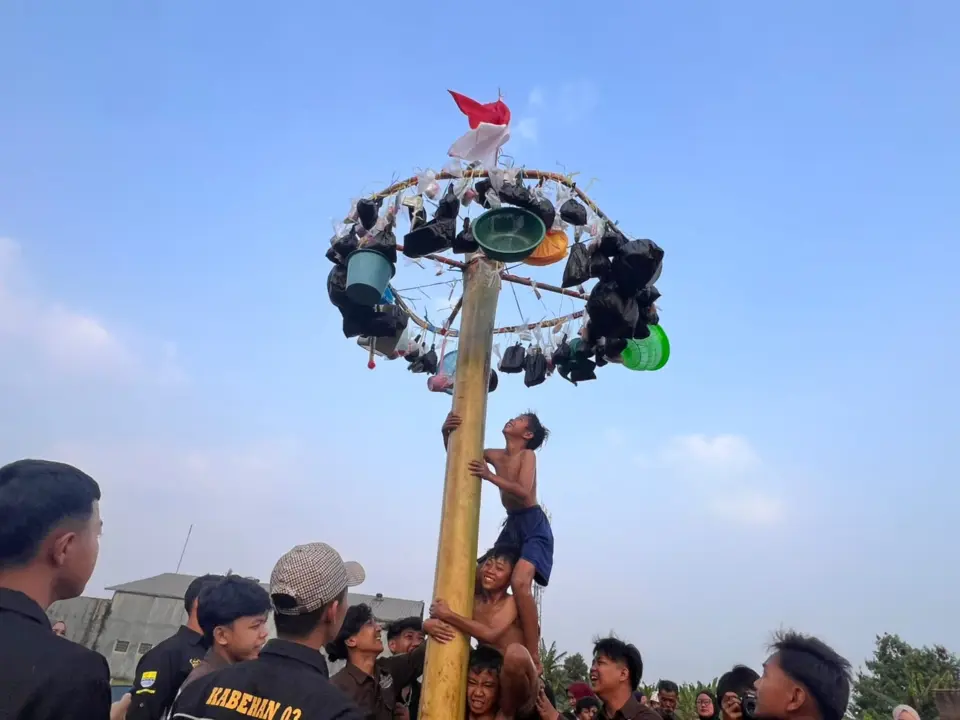 Perlombaan Panjat Pinang