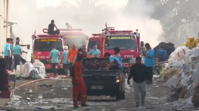 Kebakaran PT Iluva Gravure