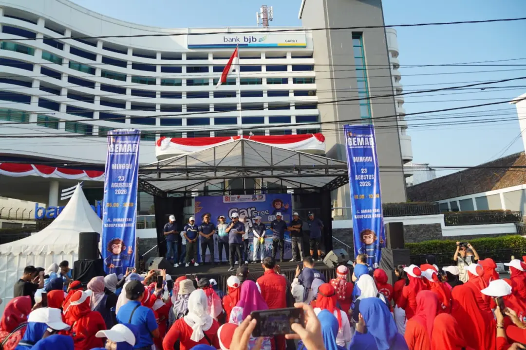 Pemkab Garut dan Kemenpora canangkan GEMAR di CFD (Rida/Koran Mandala)