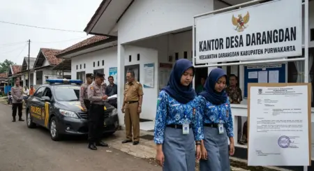 PKL di Kantor Desa Purwakarta Berujung Petaka, Dua Siswi Laporkan Dugaan Pelecehan