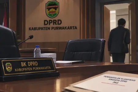 Dua Kali Dipanggil BK, Anggota DPRD Purwakarta MJ Mangkir di Tengah Video Viral