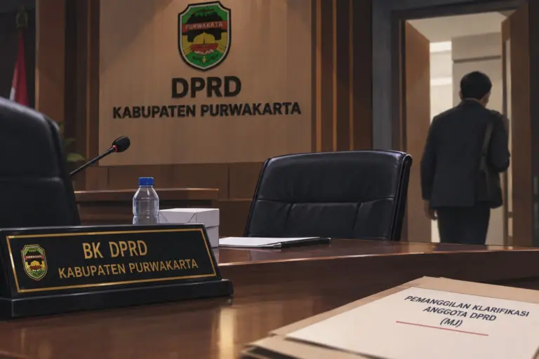 Dua Kali Dipanggil BK, Anggota DPRD Purwakarta MJ Mangkir di Tengah Video Viral