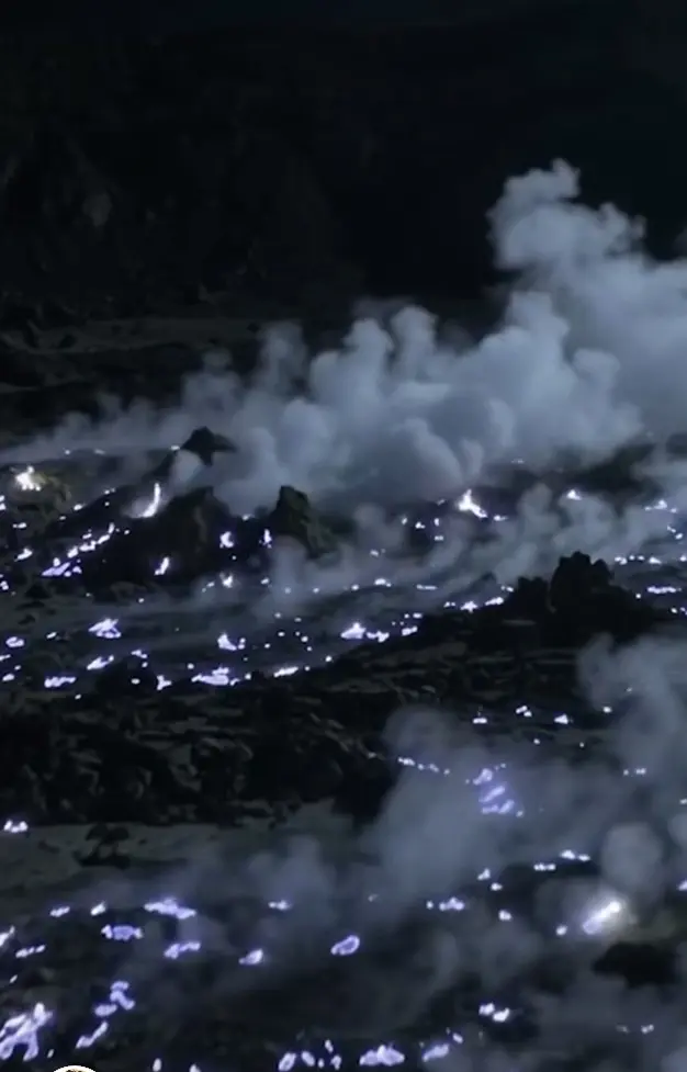 Blue Fire Muncul Di TWA Gunung Papandayan Garut,Aktifitas Pendakian Ditutup