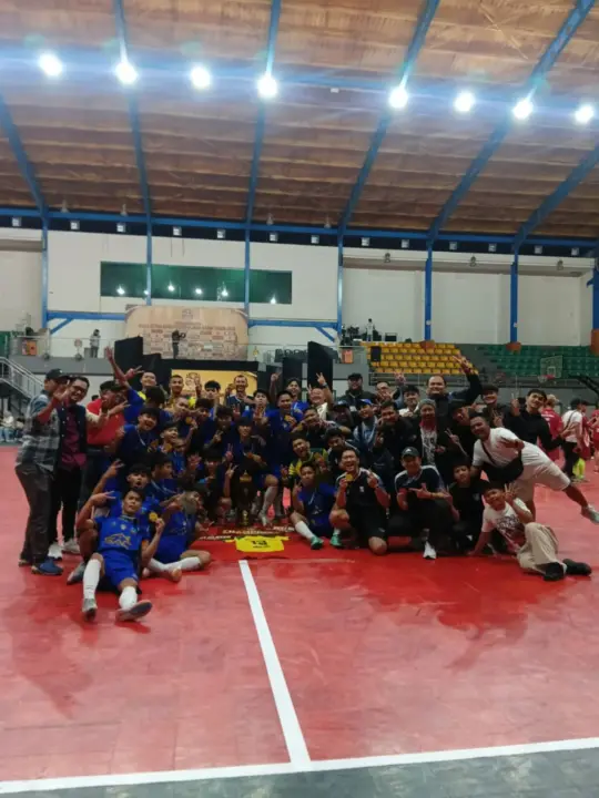 Tim futsal putra Kabupaten Garut sukses mempertahankan gelar juara Kejurda Jabar