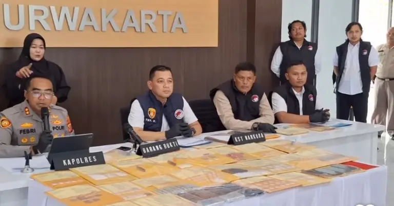 Polres Purwakarta Ungkap 35 Kasus Narkoba, Modus Sistem Tempel Terungkap