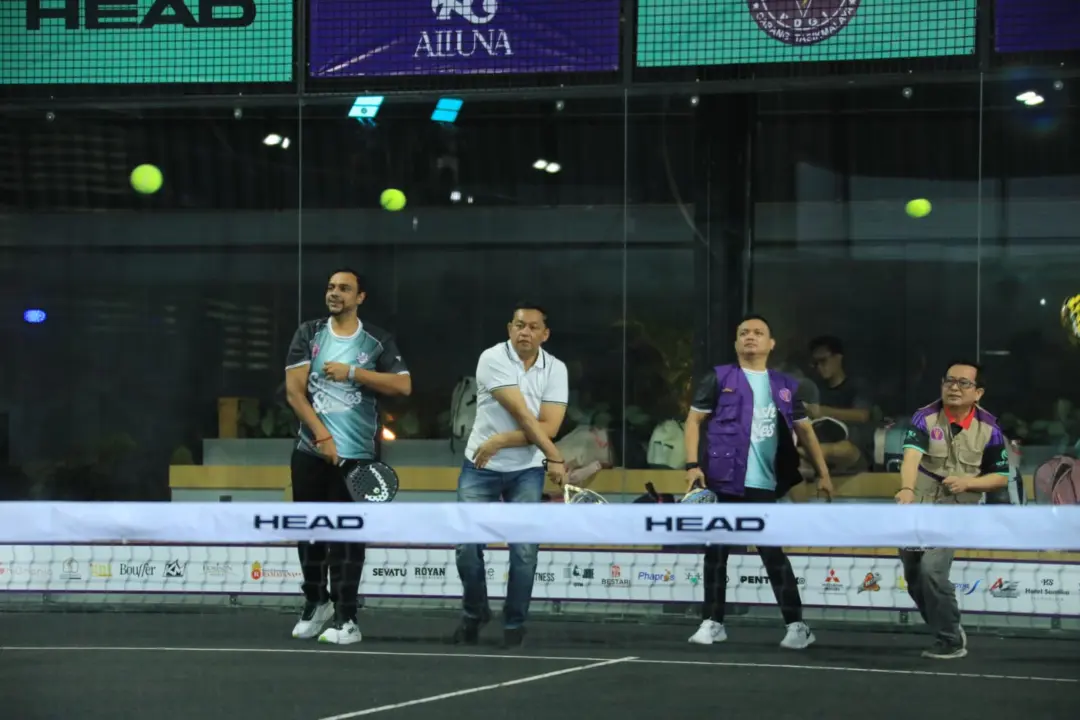 PDGI Kota Tasikmalaya menggelar Smash for Smile untuk mendorong pola hidup sehat sekaligus mengenalkan olahraga padel kepada masyarakat. (Istimewa)