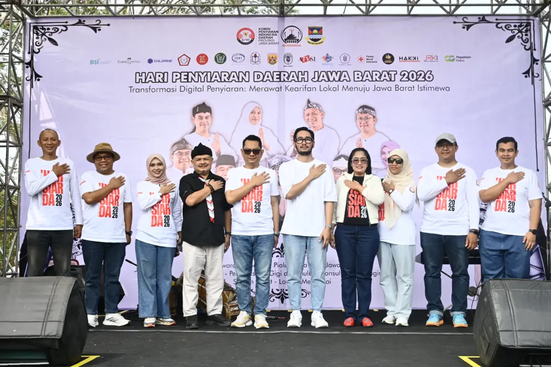 Harsiarda 2026, KPID Jabar mendorong kesetaraan regulasi televisi, radio, dan platform digital untuk menjaga kredibilitas informasi serta melindungi masyarakat dari disinformasi.