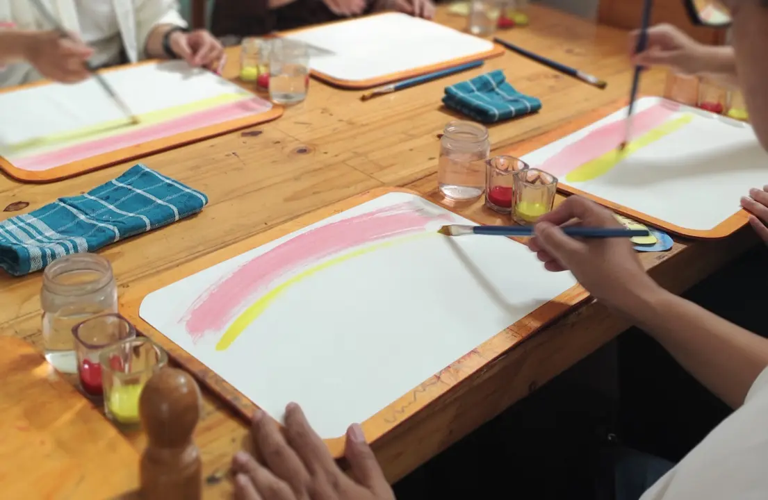 Jagad Music Waldorf - Wet on Wet Painting di Jagad Alit