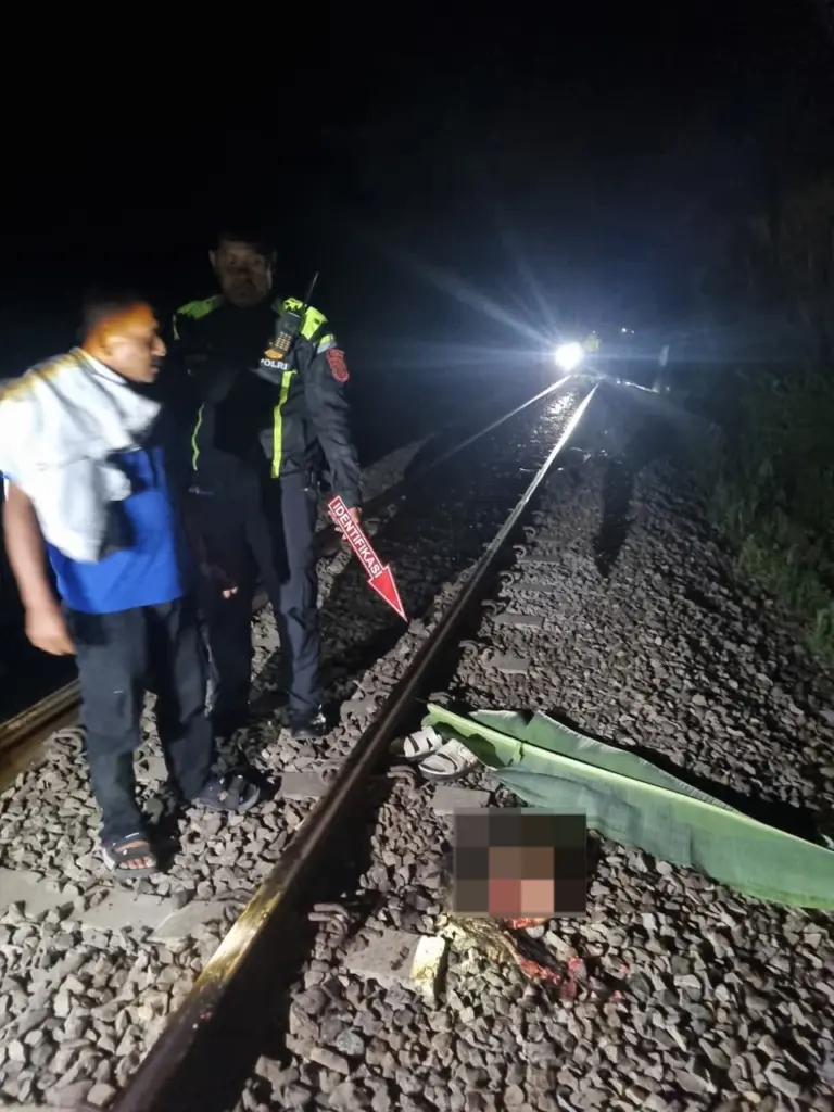 Pejalan Kaki Tewas Tertemper KA Turangga di Kadungora Garut