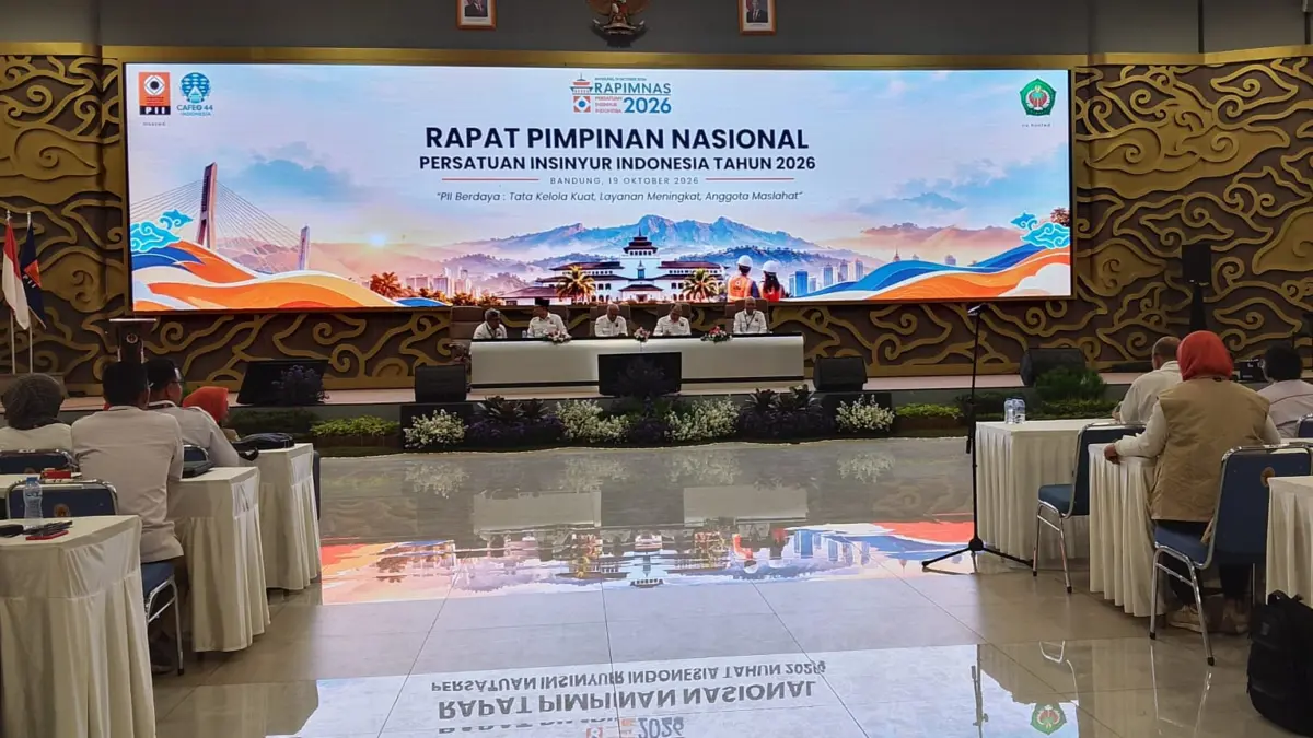 Rapimnas persatuan Insinyur Indonesia 2026 (Sarah/Koran Mandala)