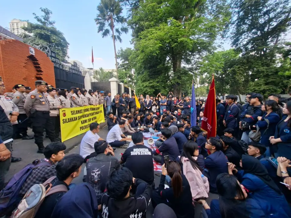 Aksi Demo DPRD Jabar.Rabu, (21/10/2026)