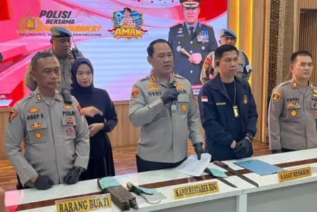 Pengeroyokan Maut di Pasar Caringin, Delapan Tersangka Ditahan