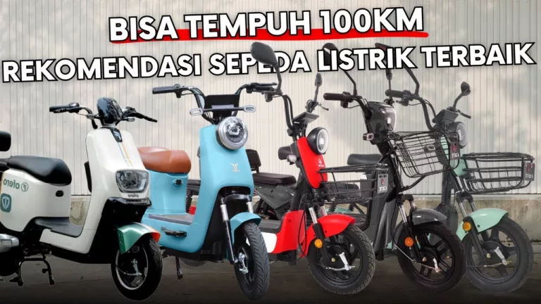 5 Rekomendasi Sepeda Listrik Punya Jarak Tempuh 100 Km, Harga Mulai Rp3 Jutaan