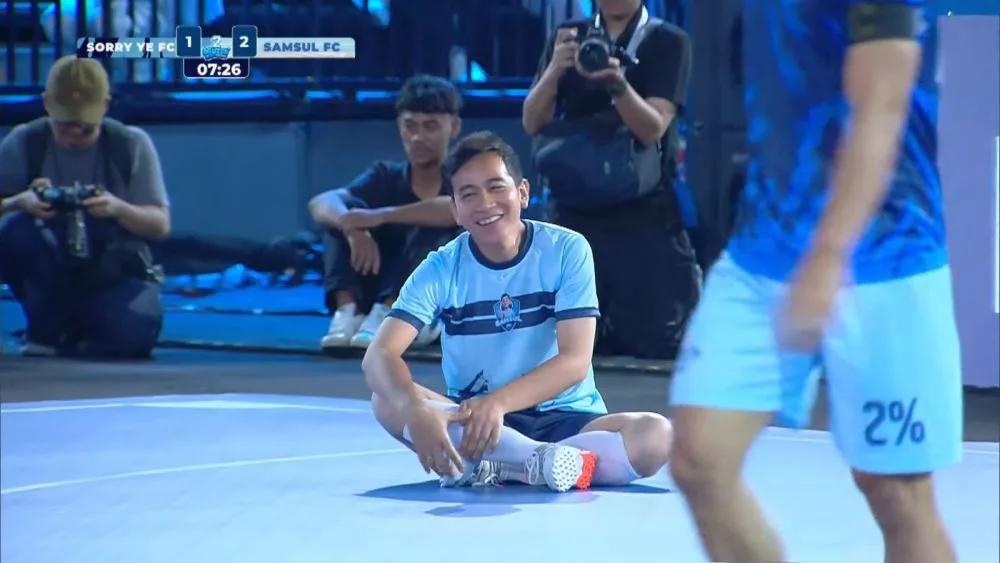 Gibran Main Futsal Bareng Influencer dan Atlet, Kampanye Kreatif