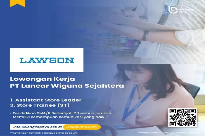 Lawson Indonesia Buka Lowongan Kerja untuk Lulusan SMA dan SMK
