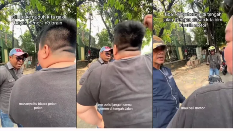 Viral Modus Begal Baru, Seorang Pengendara Motor Tiba-Tiba Dihentikan Oknum DC Ditengah Jalan : Padahal Udah Lunas