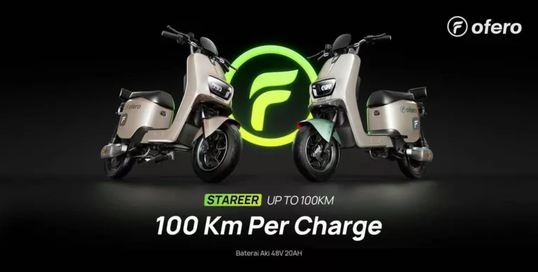 Intip Harga Sepeda Listrik Ofero Stareer Dibekali Dua Baterai Mampu Ngacir 100 Km
