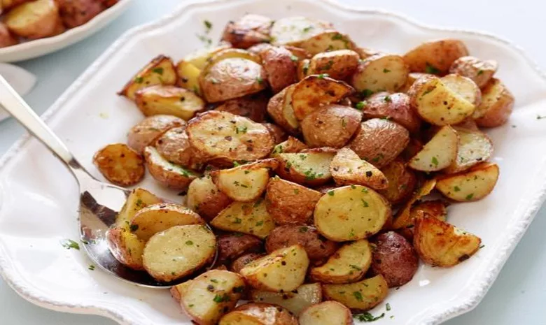 kentang oven bawang putih