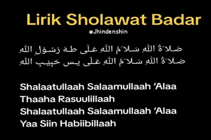 Lirik Lagu Sholawat Badar, Bahasa Arab, Latin, dan Terjemahan Indonesia