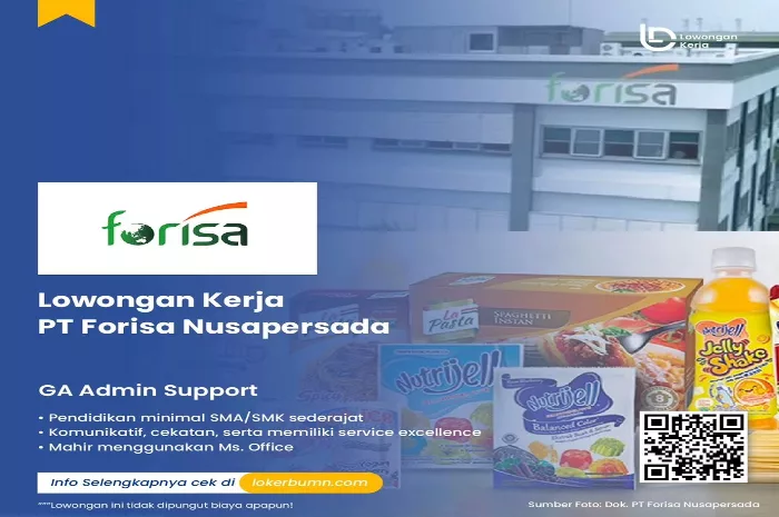 Loker PT Forisa Nusapersada Lulusan SMA dan SMK di Tangerang