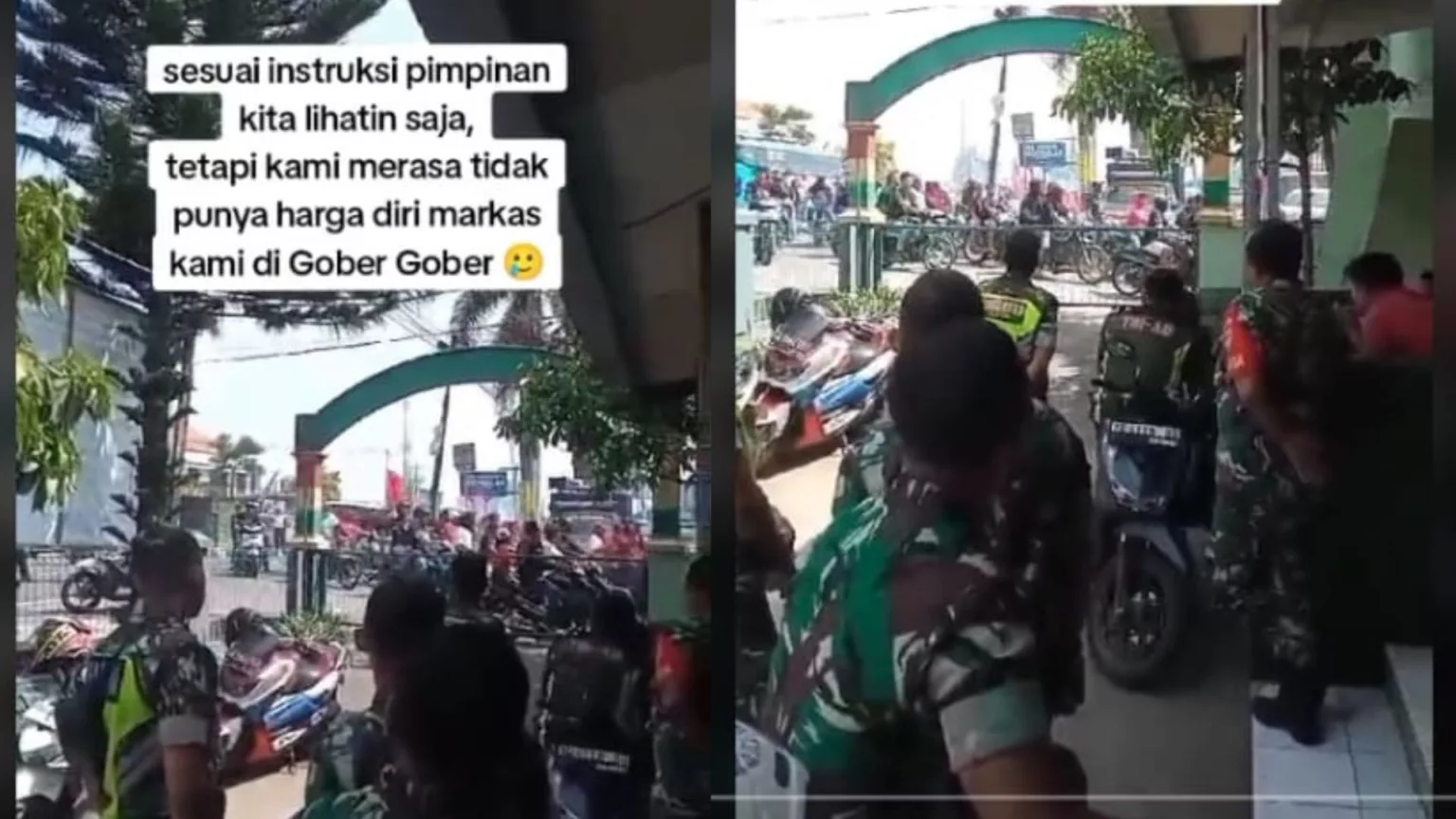Viral Konvoi Motor Knalpot Brong di Depan Markas TNI ‘Sesuai instruksi pimpinan kita lihatin saja’