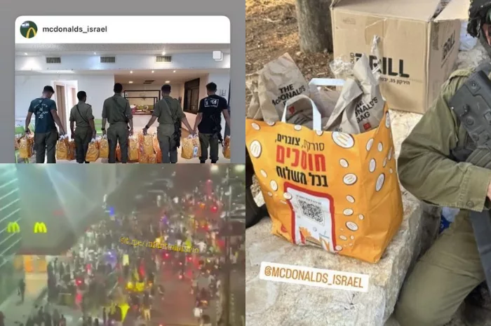 McDonalds Diboikot seusai Bagikan 4.000 Makanan Gratis untuk Zionis Israel Setiap Hari
